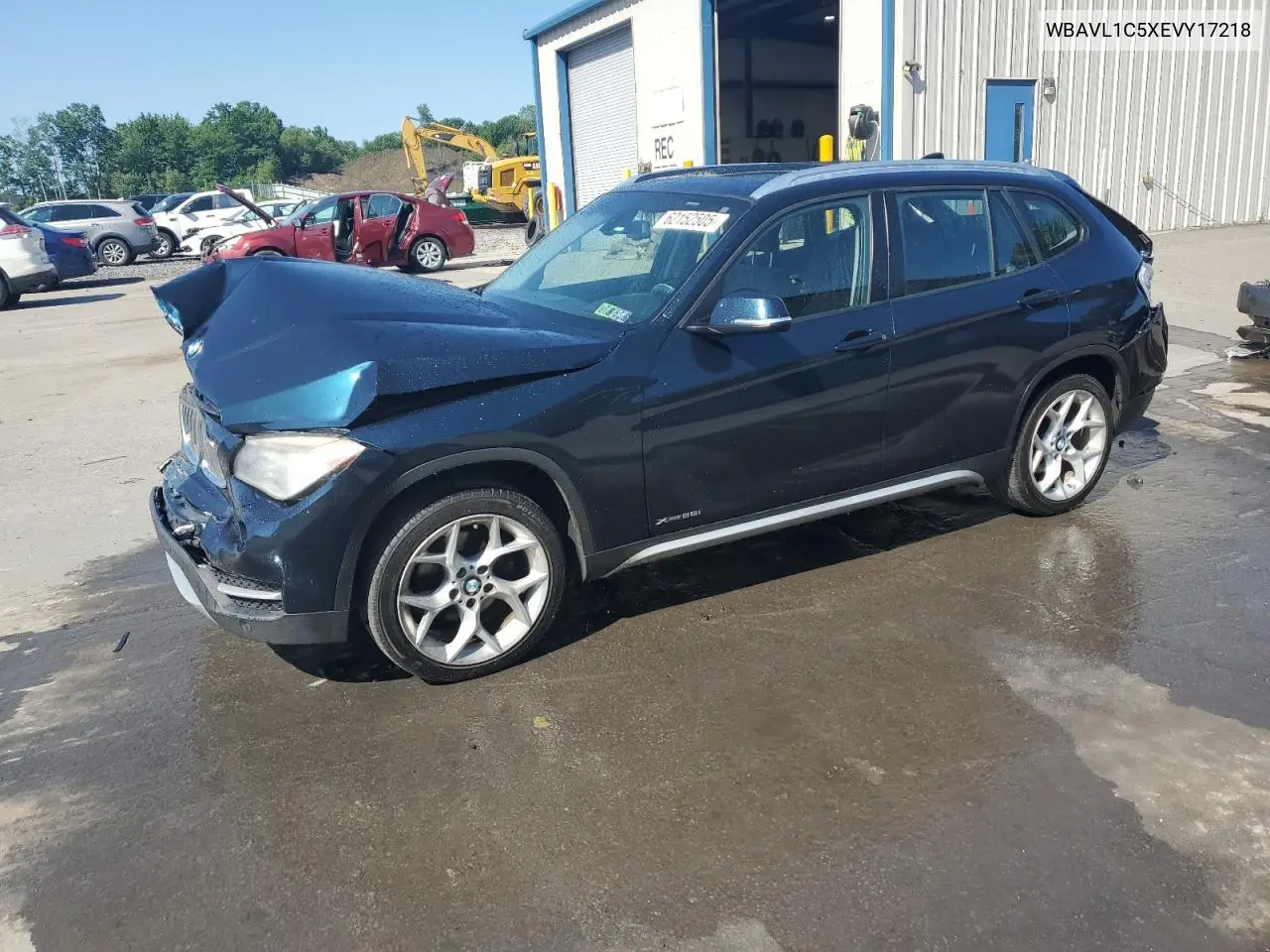 2014 BMW X1 xDrive28I VIN: WBAVL1C5XEVY17218 Lot: 62152505