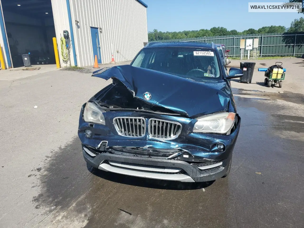 2014 BMW X1 xDrive28I VIN: WBAVL1C5XEVY17218 Lot: 62152505