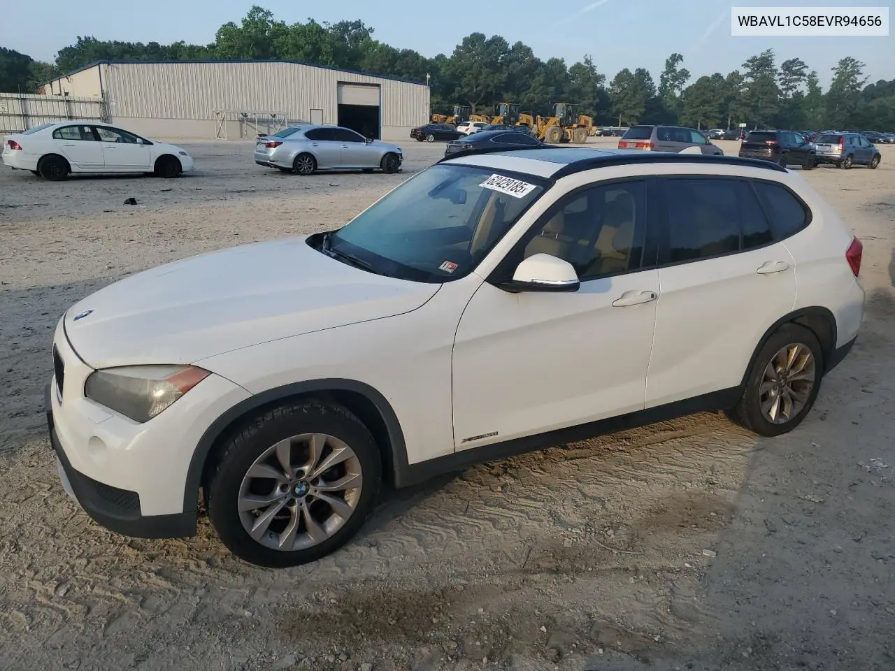 2014 BMW X1 xDrive28I VIN: WBAVL1C58EVR94656 Lot: 62429185