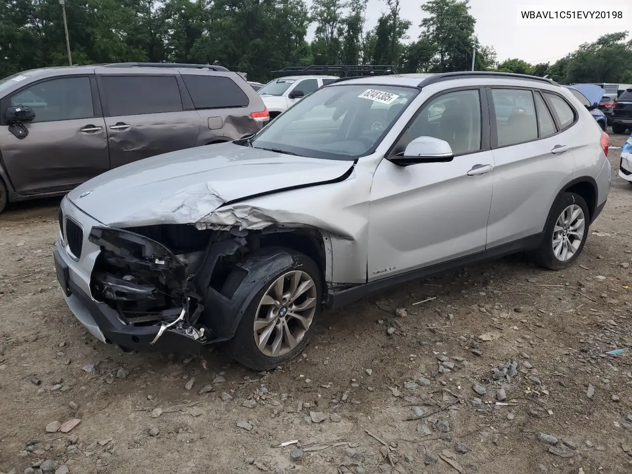 2014 BMW X1 xDrive28I VIN: WBAVL1C51EVY20198 Lot: 62481305
