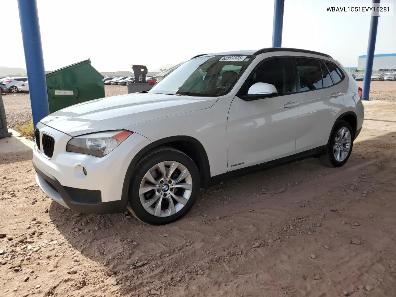 2014 BMW X1 xDrive28I VIN: WBAVL1C51EVY16281 Lot: 62597375
