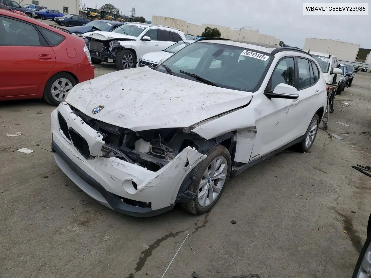 2014 BMW X1 xDrive28I VIN: WBAVL1C58EVY23986 Lot: 88249445