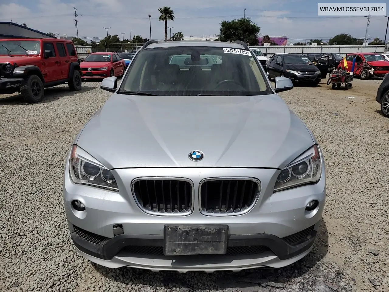 2015 BMW X1 Sdrive28I VIN: WBAVM1C55FV317854 Lot: 52201705