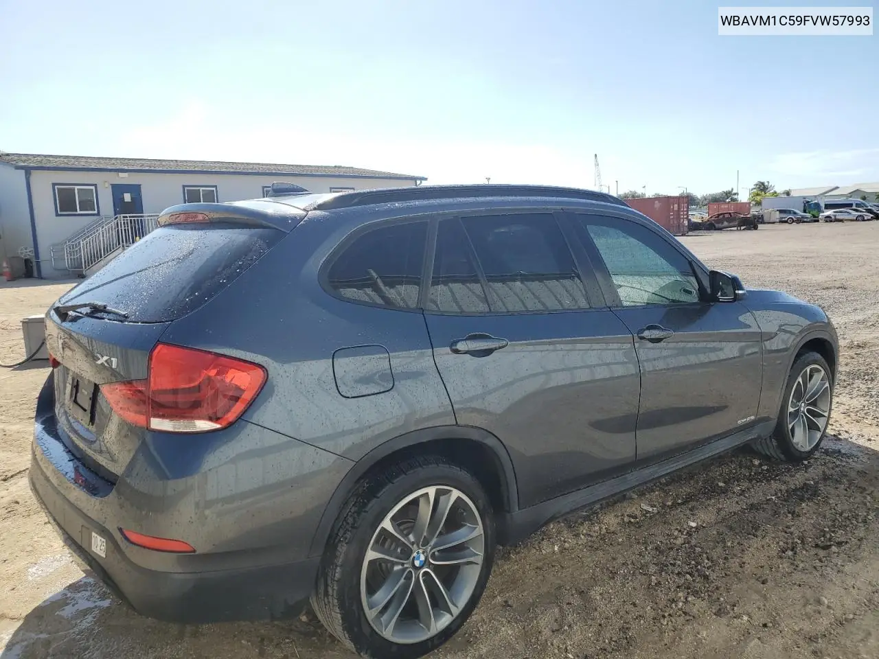 2015 BMW X1 Sdrive28I VIN: WBAVM1C59FVW57993 Lot: 52279735