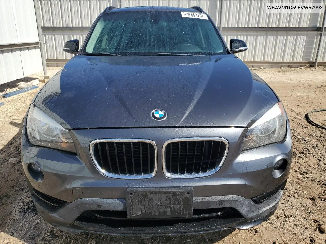 2015 BMW X1 Sdrive28I VIN: WBAVM1C59FVW57993 Lot: 52279735