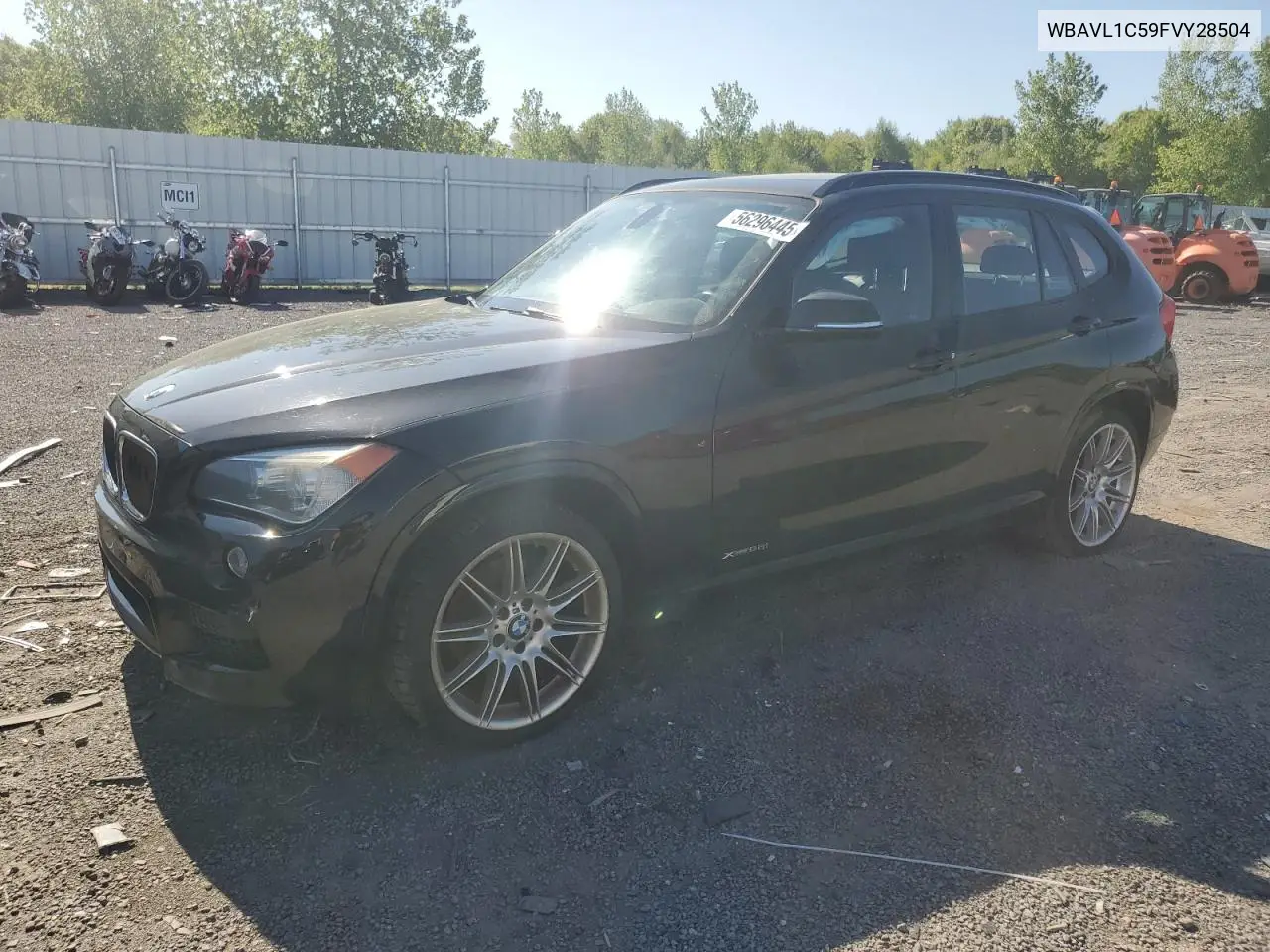 2015 BMW X1 xDrive28I VIN: WBAVL1C59FVY28504 Lot: 56296445