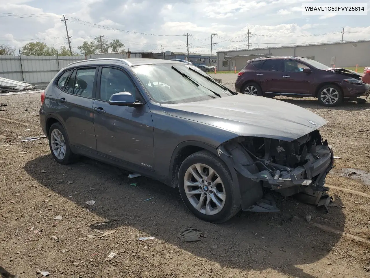 2015 BMW X1 xDrive28I VIN: WBAVL1C59FVY25814 Lot: 56385085
