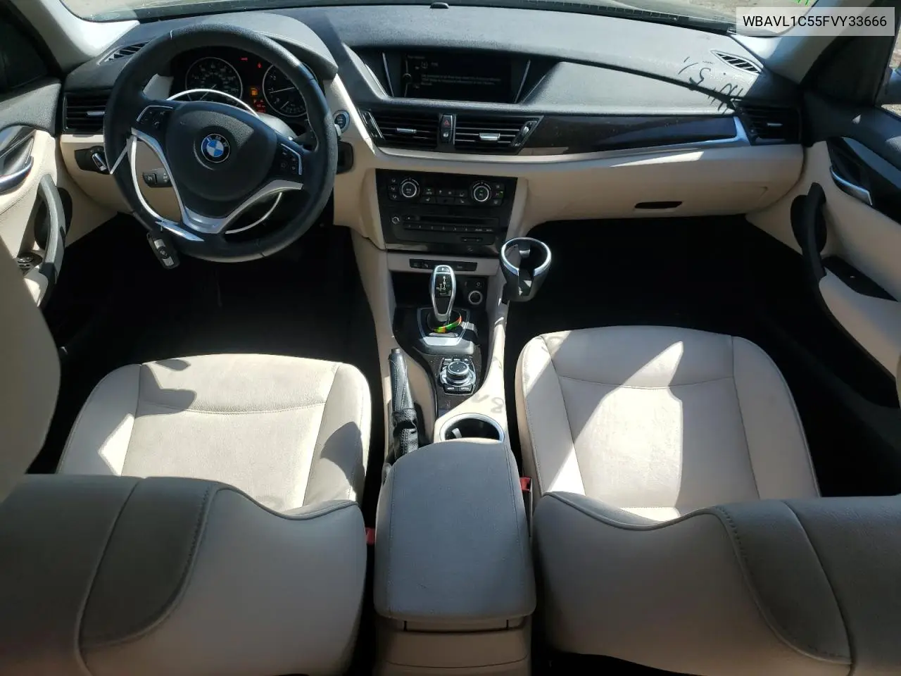 2015 BMW X1 xDrive28I VIN: WBAVL1C55FVY33666 Lot: 56396805