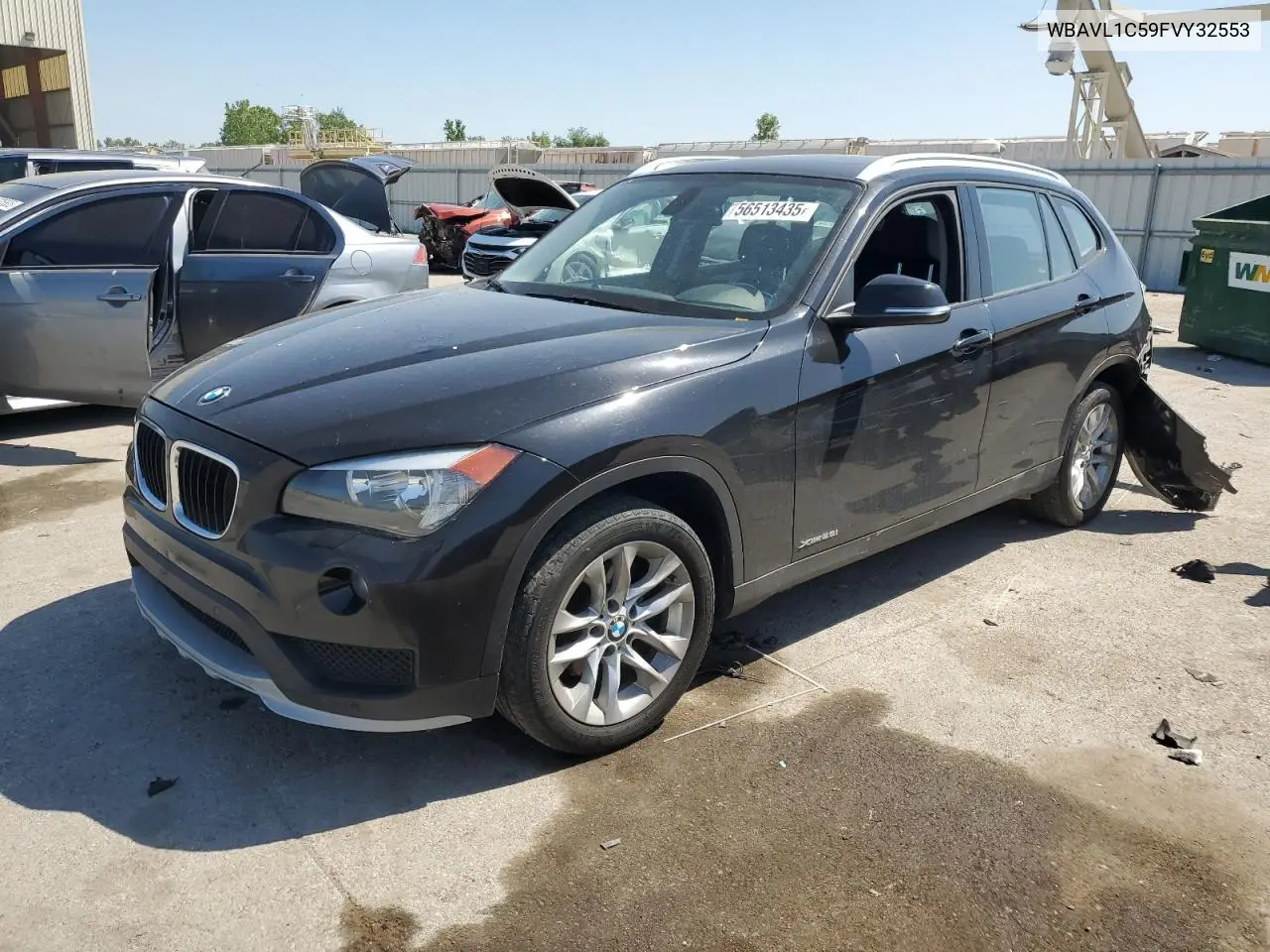 2015 BMW X1 xDrive28I VIN: WBAVL1C59FVY32553 Lot: 56513435