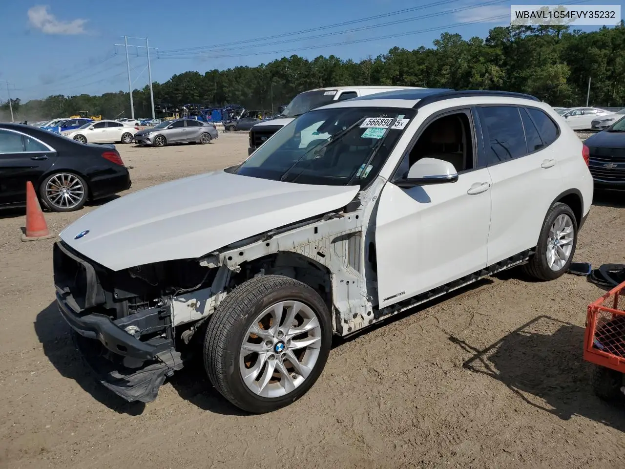 2015 BMW X1 xDrive28I VIN: WBAVL1C54FVY35232 Lot: 56689085
