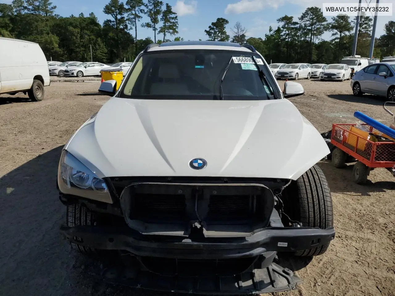 2015 BMW X1 xDrive28I VIN: WBAVL1C54FVY35232 Lot: 56689085