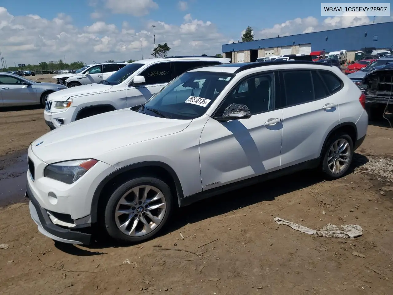 2015 BMW X1 xDrive28I VIN: WBAVL1C55FVY28967 Lot: 56835135