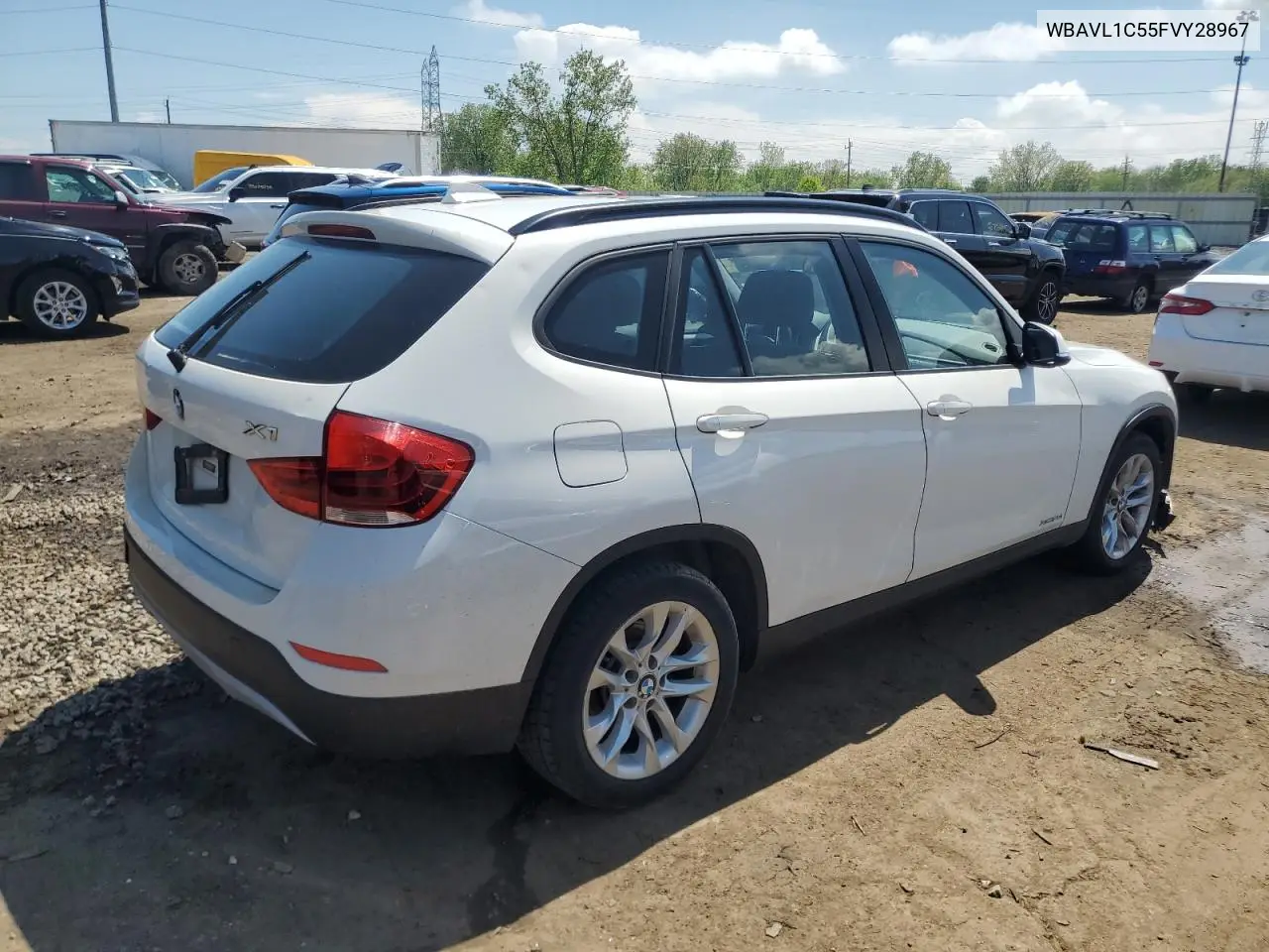 2015 BMW X1 xDrive28I VIN: WBAVL1C55FVY28967 Lot: 56835135