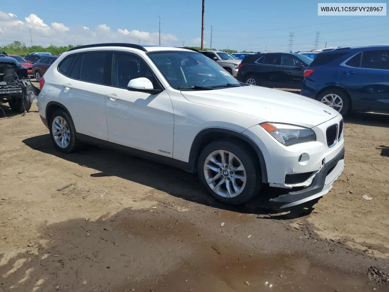 2015 BMW X1 xDrive28I VIN: WBAVL1C55FVY28967 Lot: 56835135