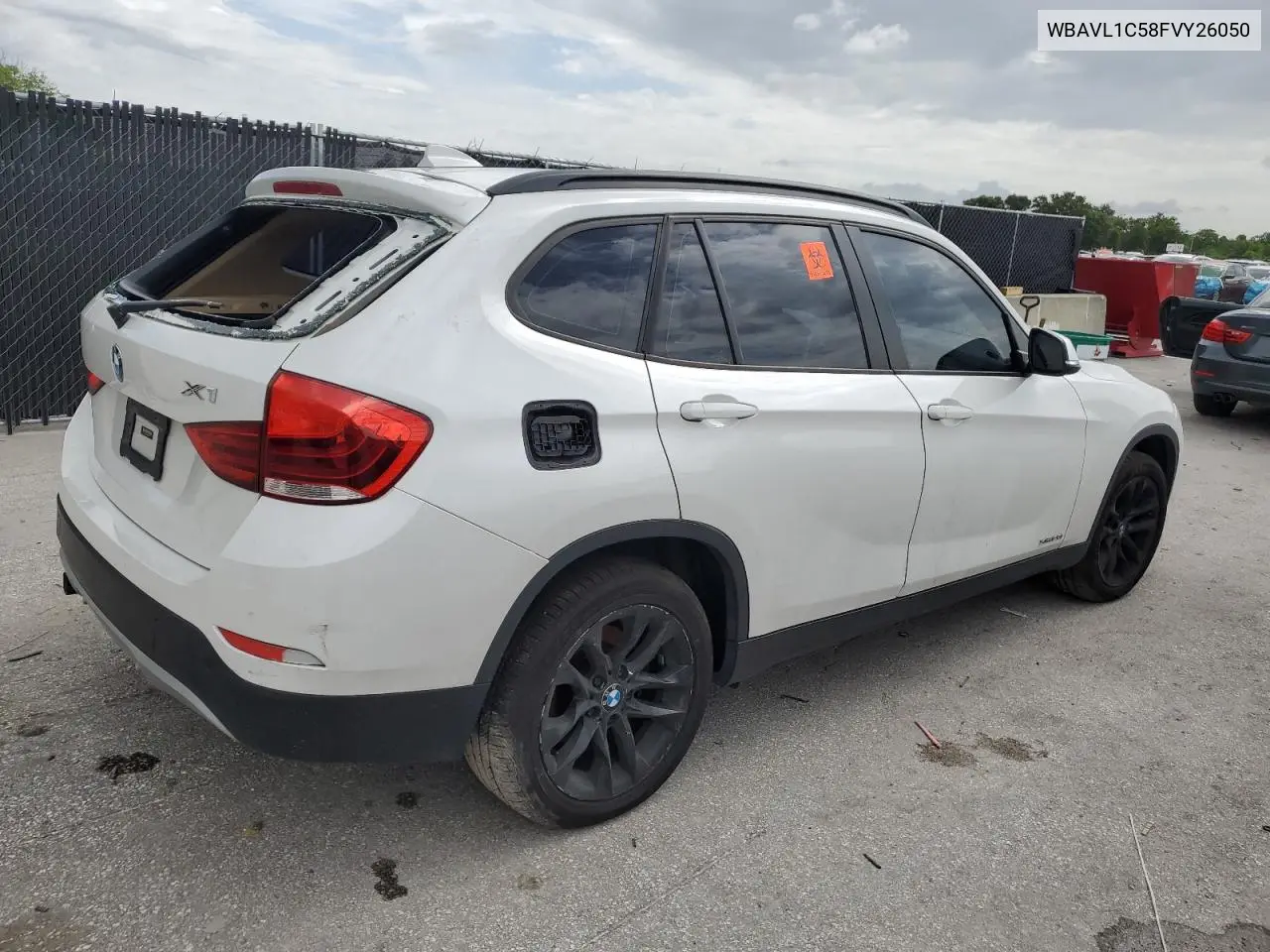2015 BMW X1 xDrive28I VIN: WBAVL1C58FVY26050 Lot: 61929035