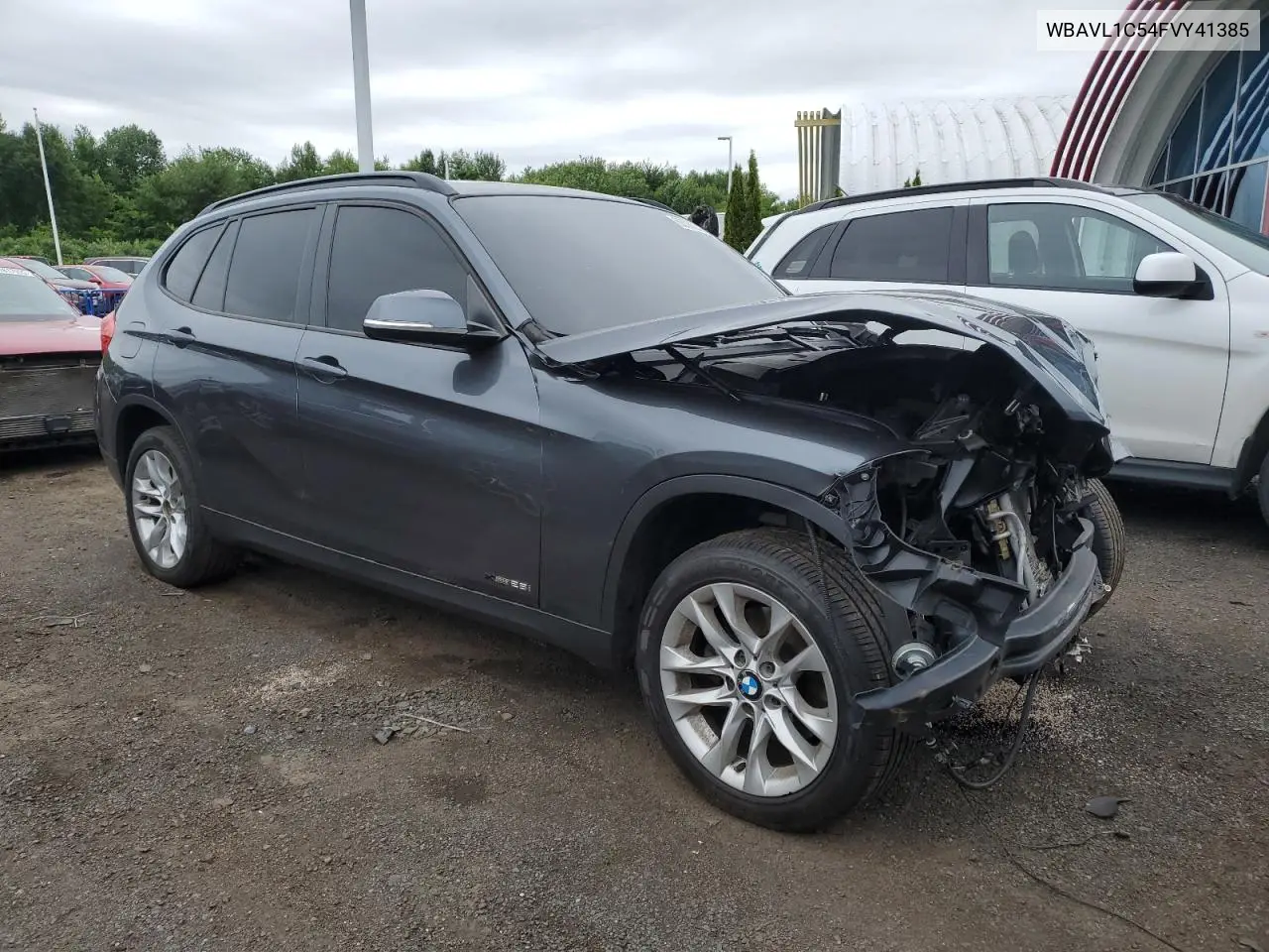 2015 BMW X1 xDrive28I VIN: WBAVL1C54FVY41385 Lot: 62002335