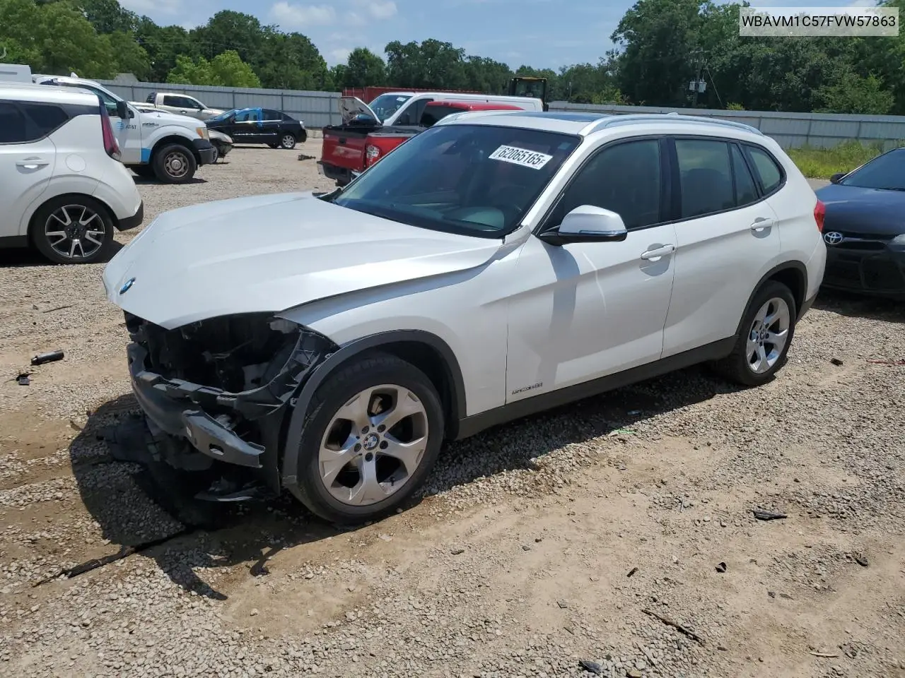 2015 BMW X1 Sdrive28I VIN: WBAVM1C57FVW57863 Lot: 62065165