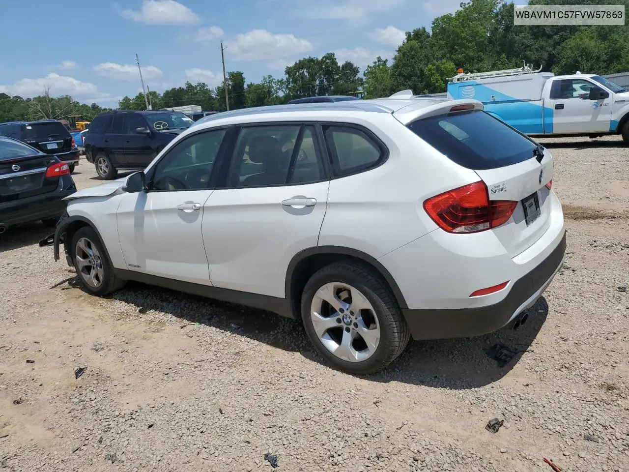 2015 BMW X1 Sdrive28I VIN: WBAVM1C57FVW57863 Lot: 62065165