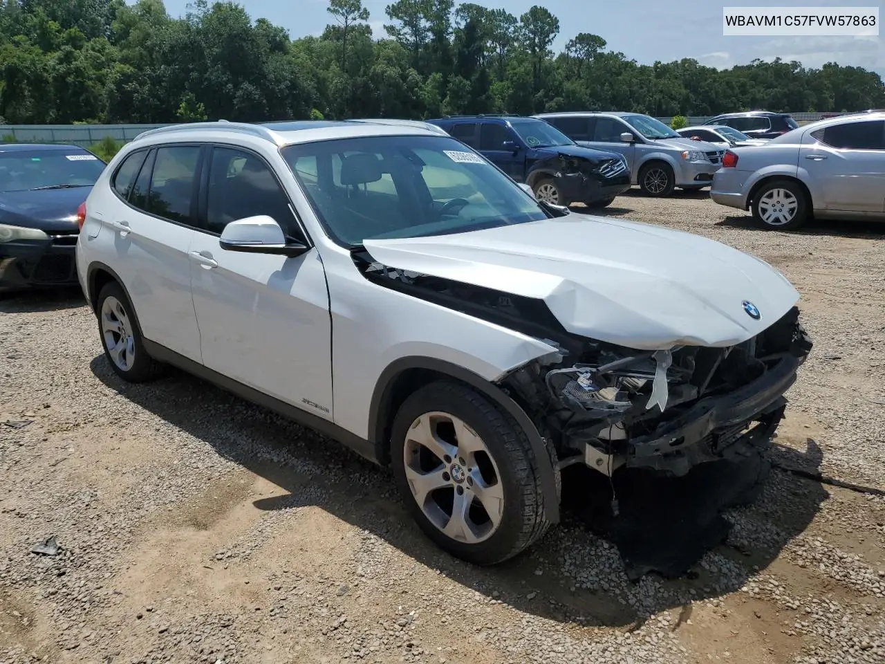2015 BMW X1 Sdrive28I VIN: WBAVM1C57FVW57863 Lot: 62065165