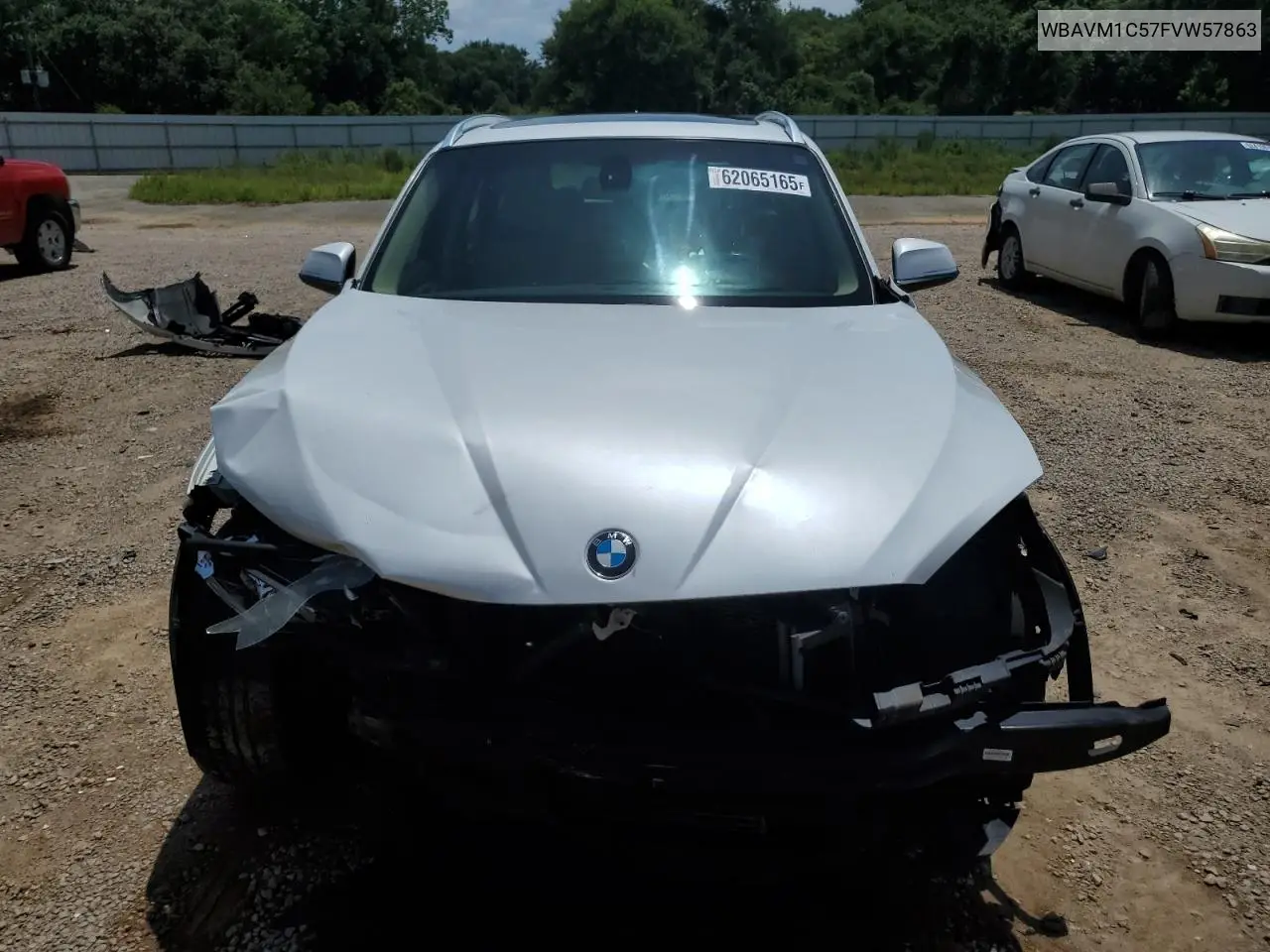 2015 BMW X1 Sdrive28I VIN: WBAVM1C57FVW57863 Lot: 62065165