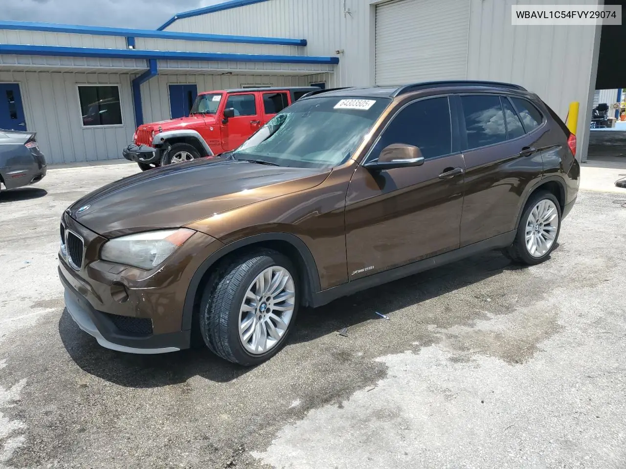 2015 BMW X1 xDrive28I VIN: WBAVL1C54FVY29074 Lot: 64303505