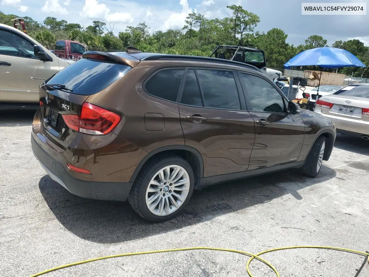 2015 BMW X1 xDrive28I VIN: WBAVL1C54FVY29074 Lot: 64303505