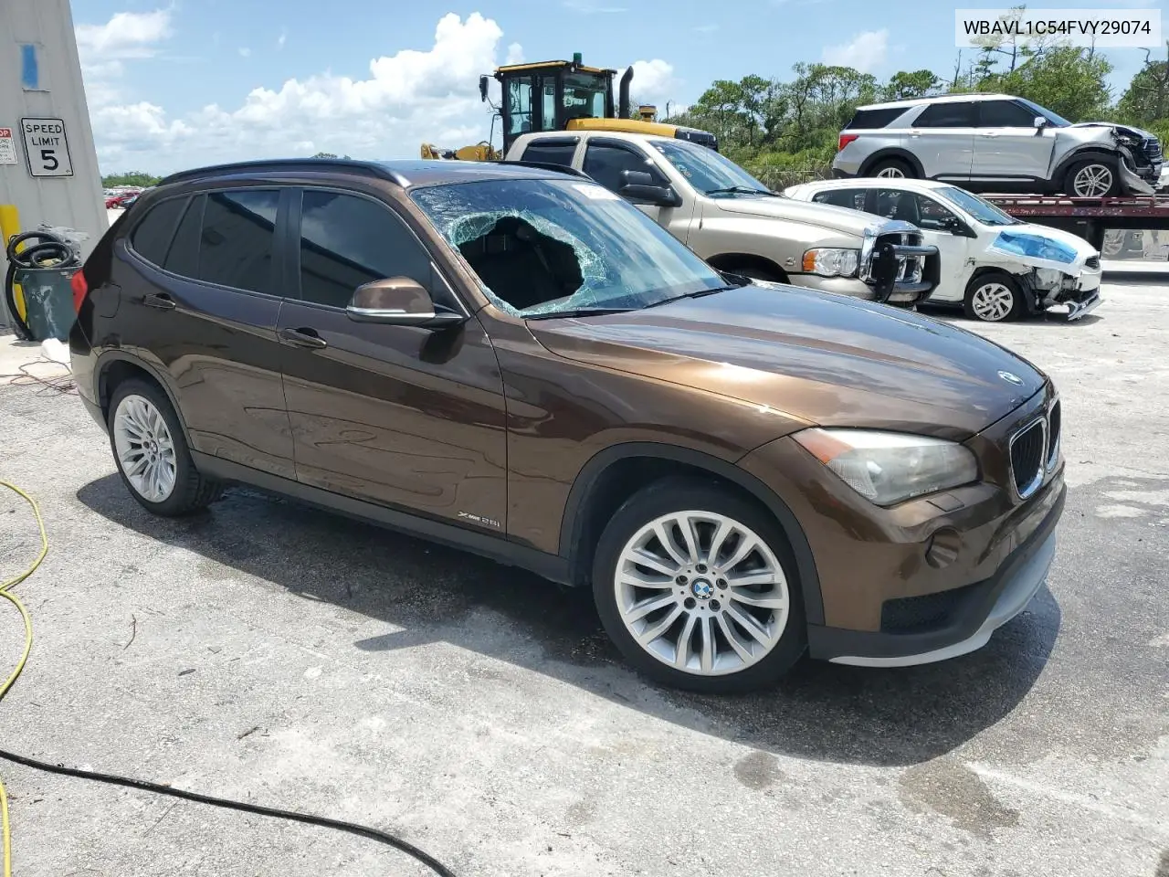 2015 BMW X1 xDrive28I VIN: WBAVL1C54FVY29074 Lot: 64303505
