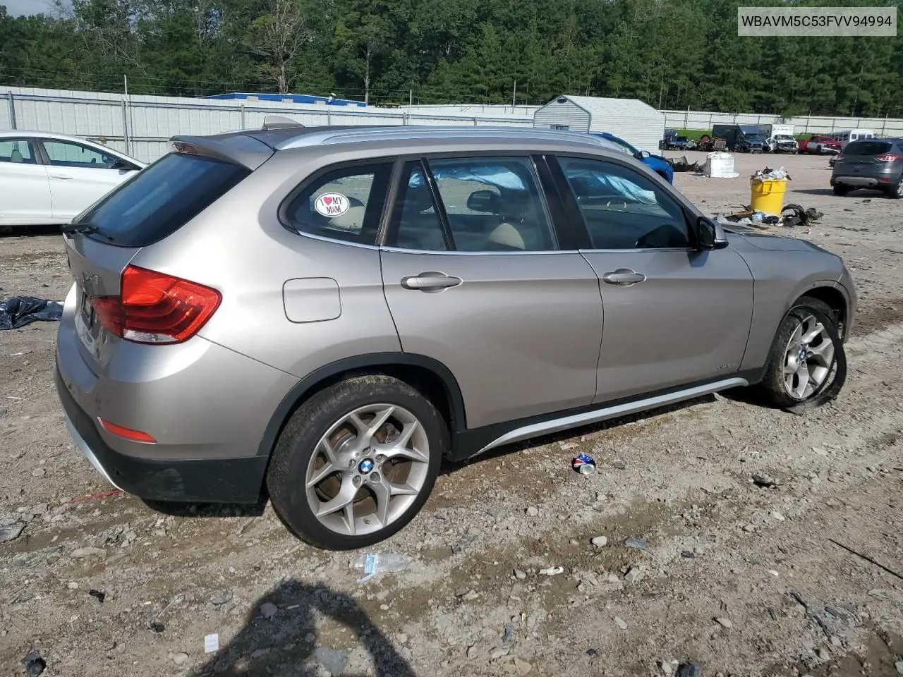 2015 BMW X1 xDrive35I VIN: WBAVM5C53FVV94994 Lot: 64780185