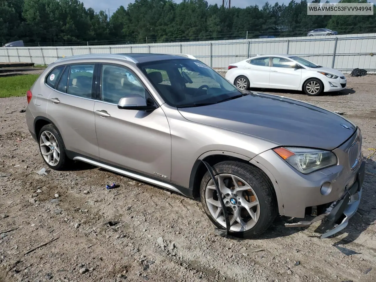 2015 BMW X1 xDrive35I VIN: WBAVM5C53FVV94994 Lot: 64780185