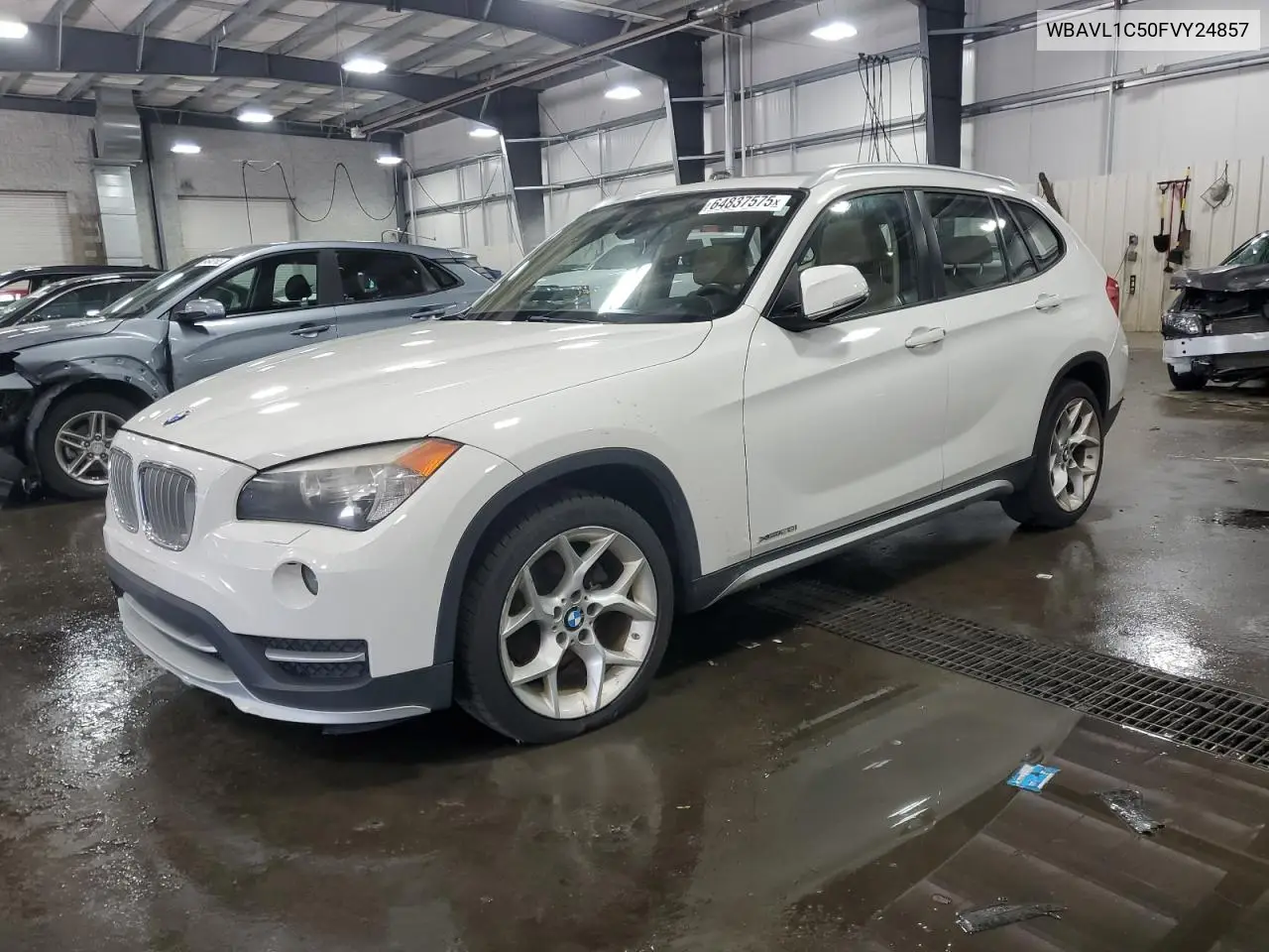 2015 BMW X1 xDrive28I VIN: WBAVL1C50FVY24857 Lot: 64837575