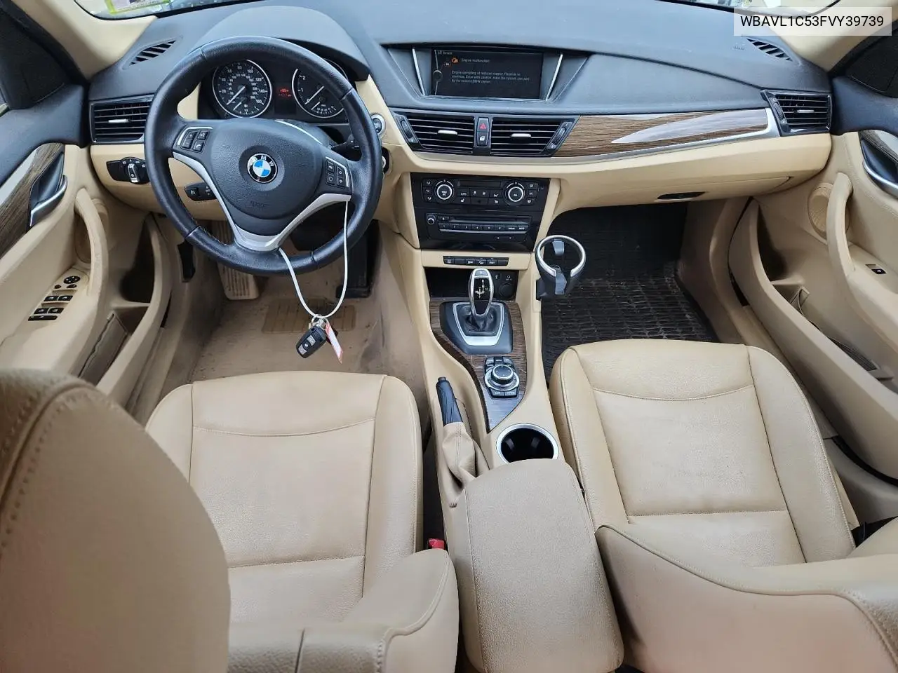 2015 BMW X1 xDrive28I VIN: WBAVL1C53FVY39739 Lot: 65216145