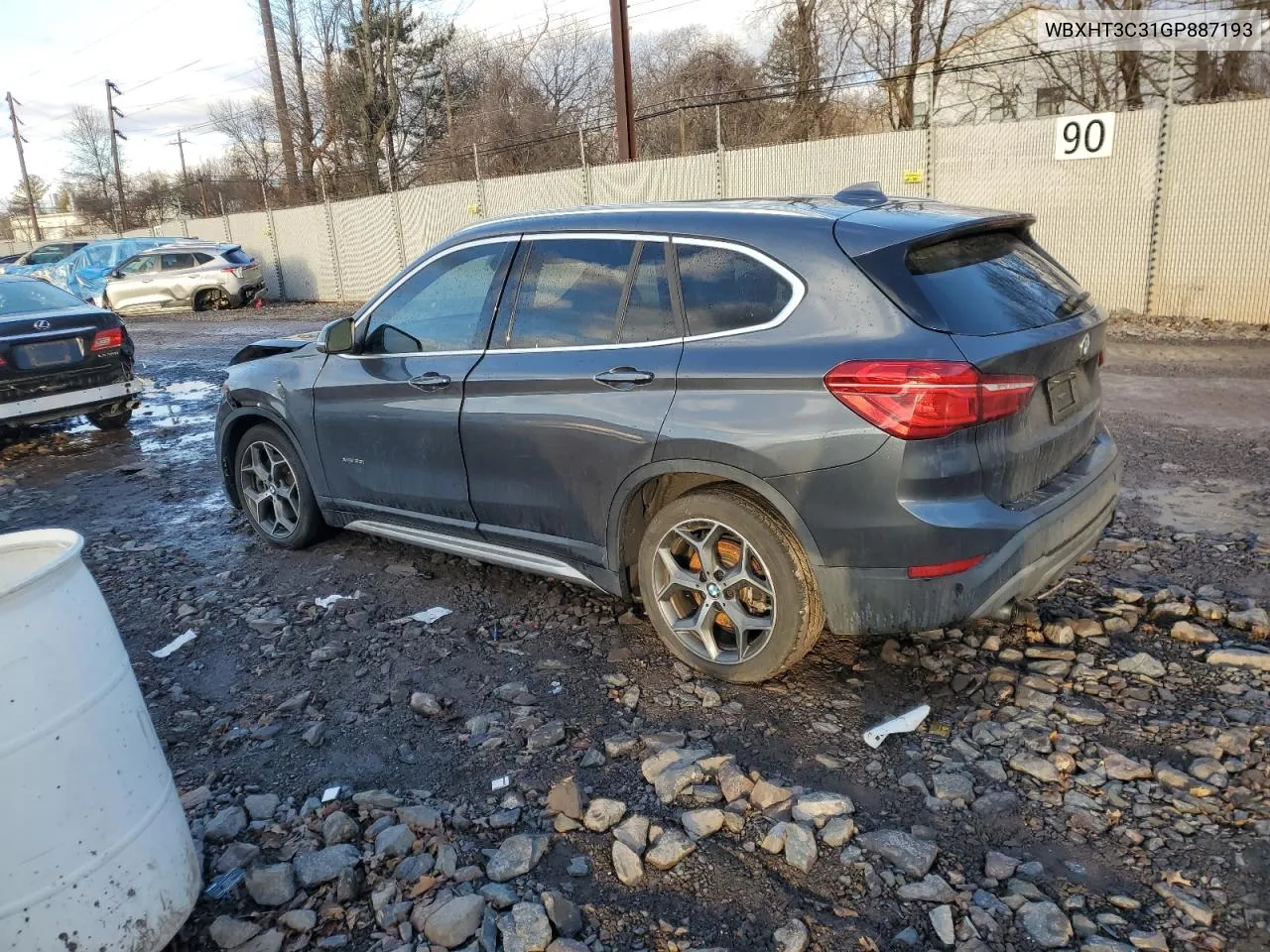 2016 BMW X1 xDrive28I VIN: WBXHT3C31GP887193 Lot: 43115535