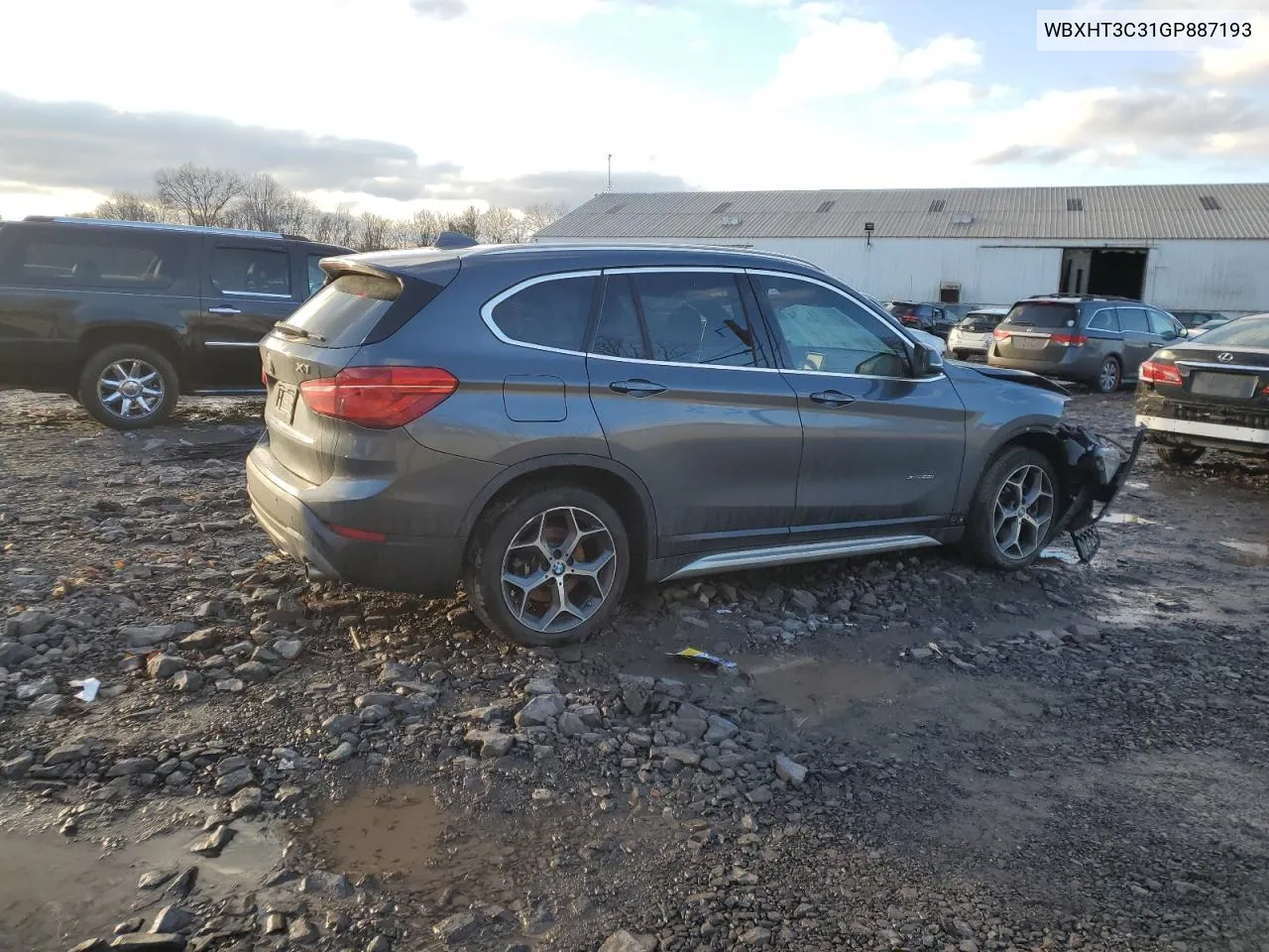 2016 BMW X1 xDrive28I VIN: WBXHT3C31GP887193 Lot: 43115535
