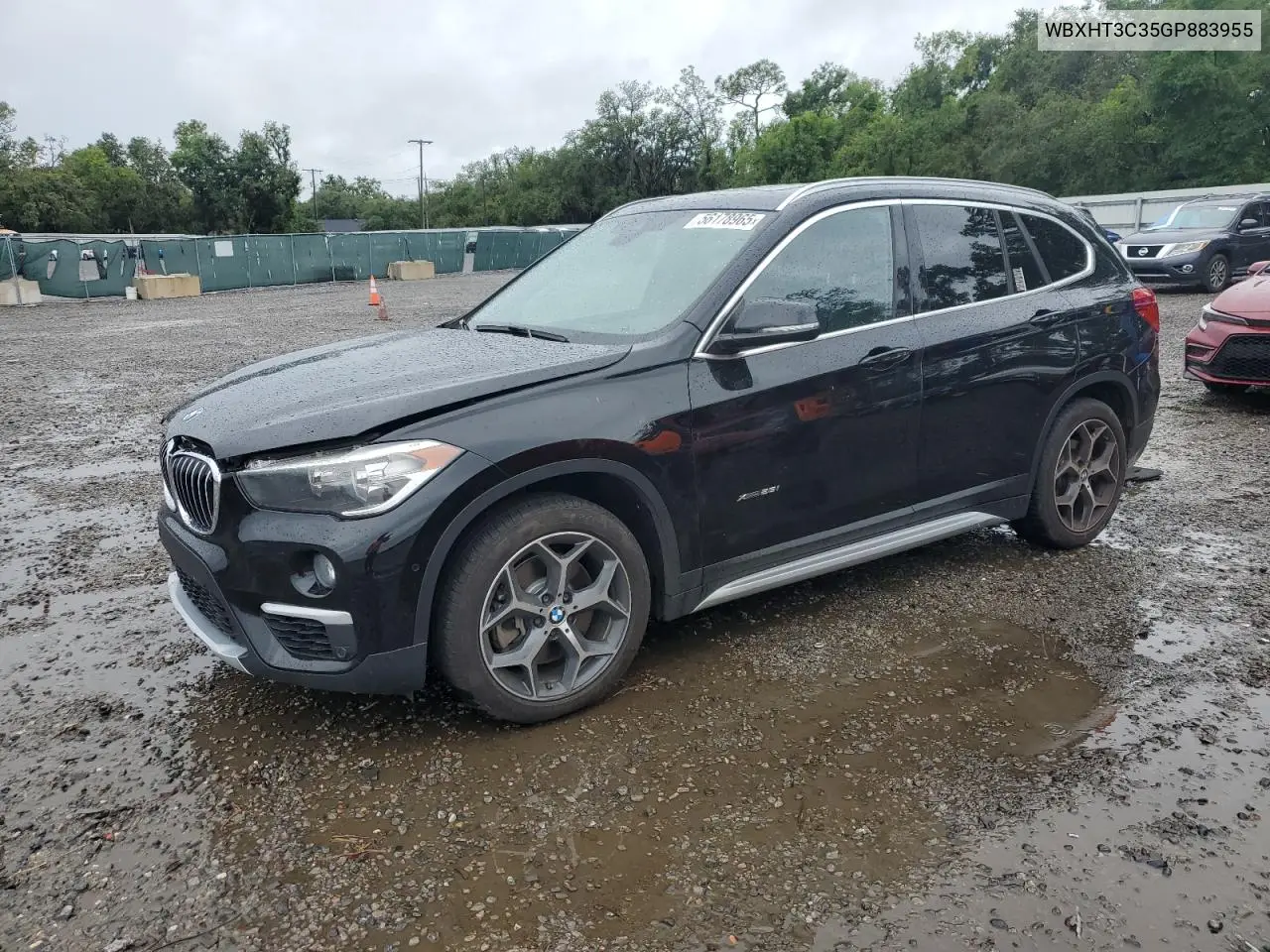 2016 BMW X1 xDrive28I VIN: WBXHT3C35GP883955 Lot: 56178965