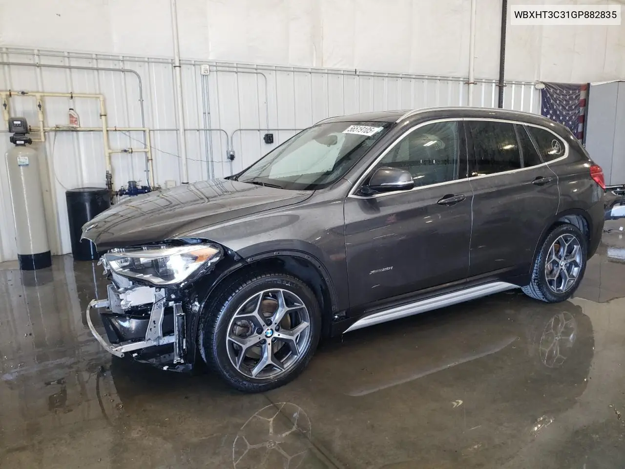 2016 BMW X1 xDrive28I VIN: WBXHT3C31GP882835 Lot: 56519105