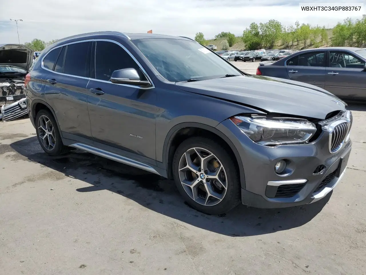 2016 BMW X1 xDrive28I VIN: WBXHT3C34GP883767 Lot: 56708375