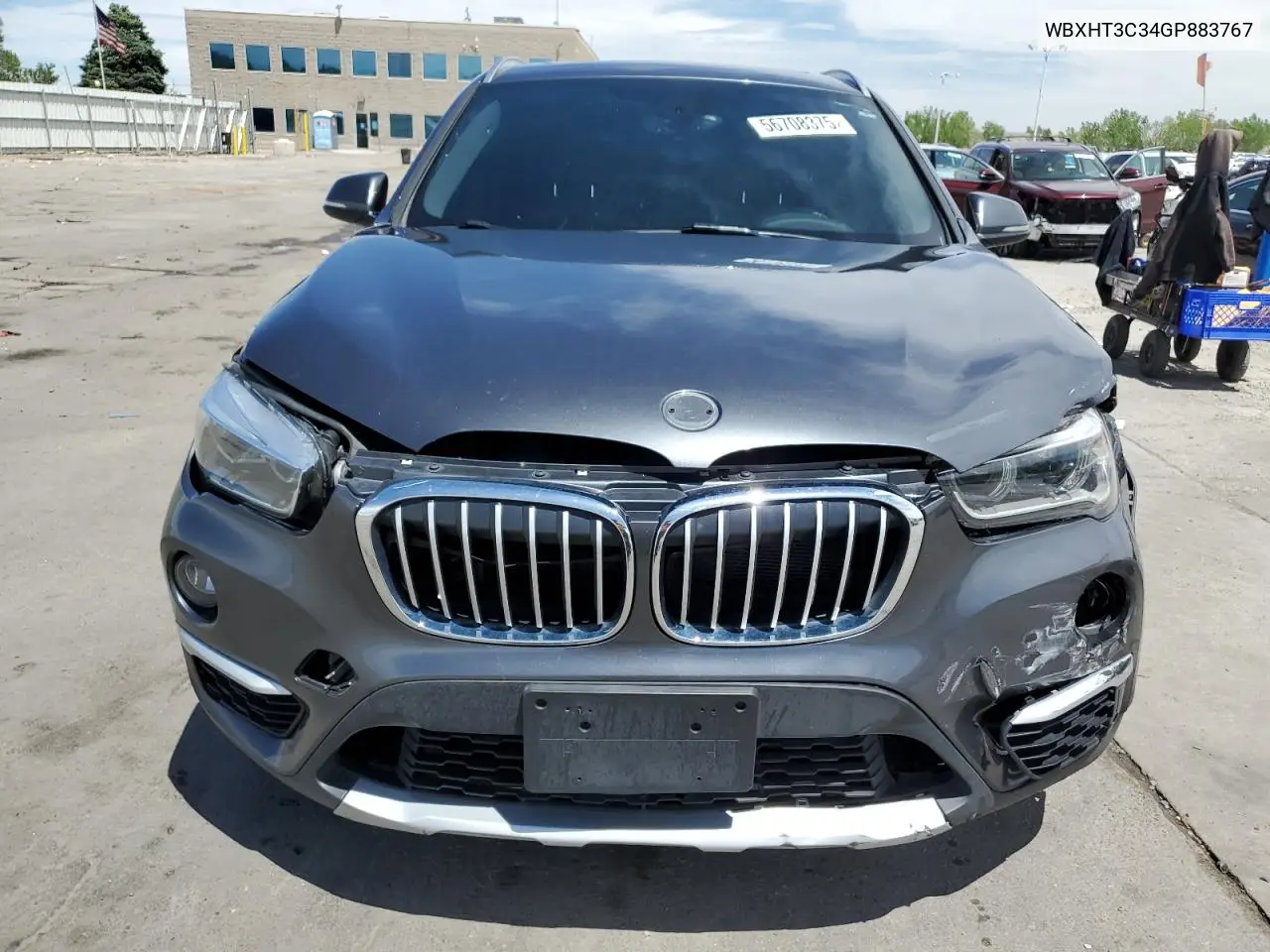 2016 BMW X1 xDrive28I VIN: WBXHT3C34GP883767 Lot: 56708375