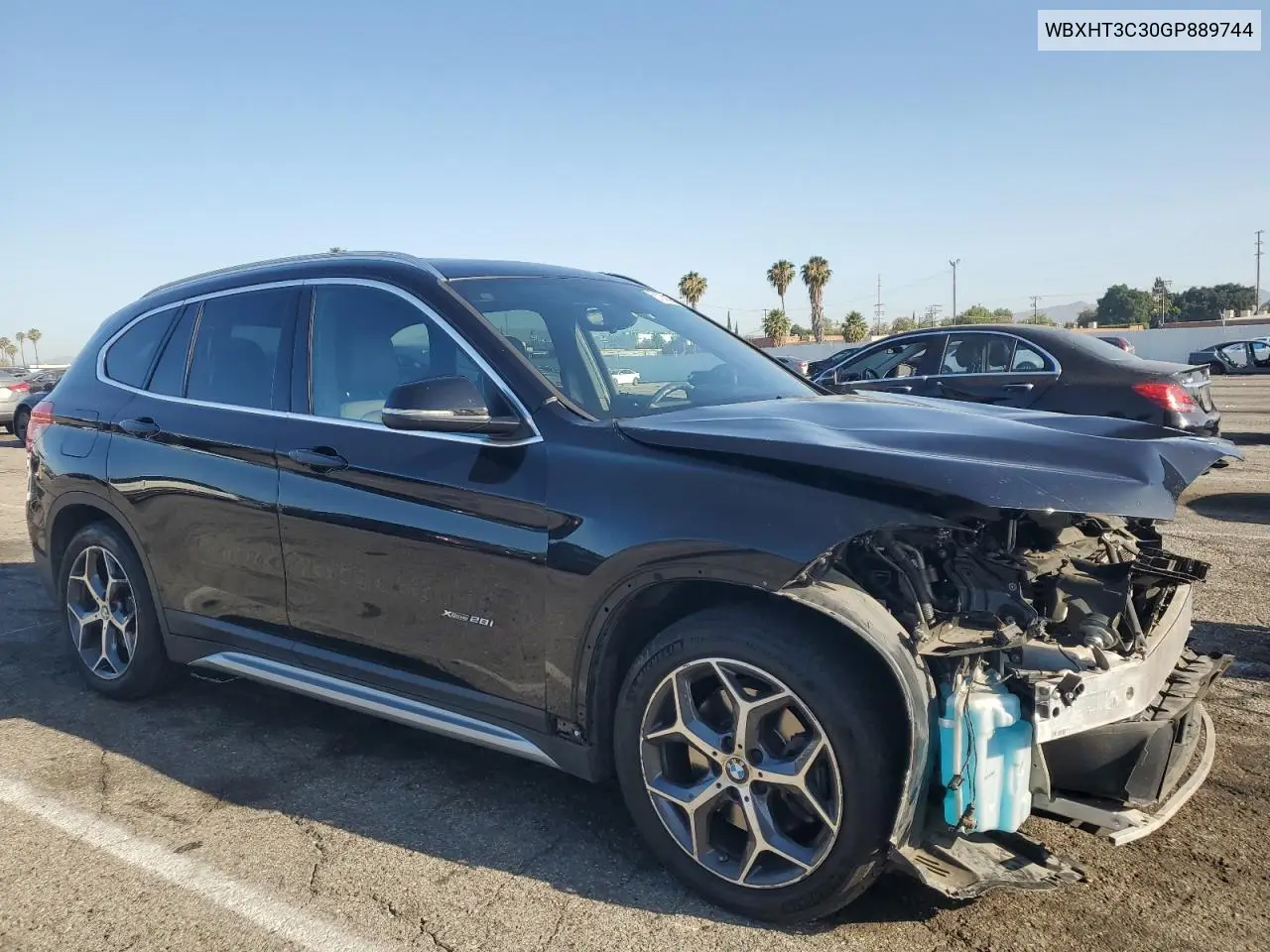 2016 BMW X1 xDrive28I VIN: WBXHT3C30GP889744 Lot: 61268695