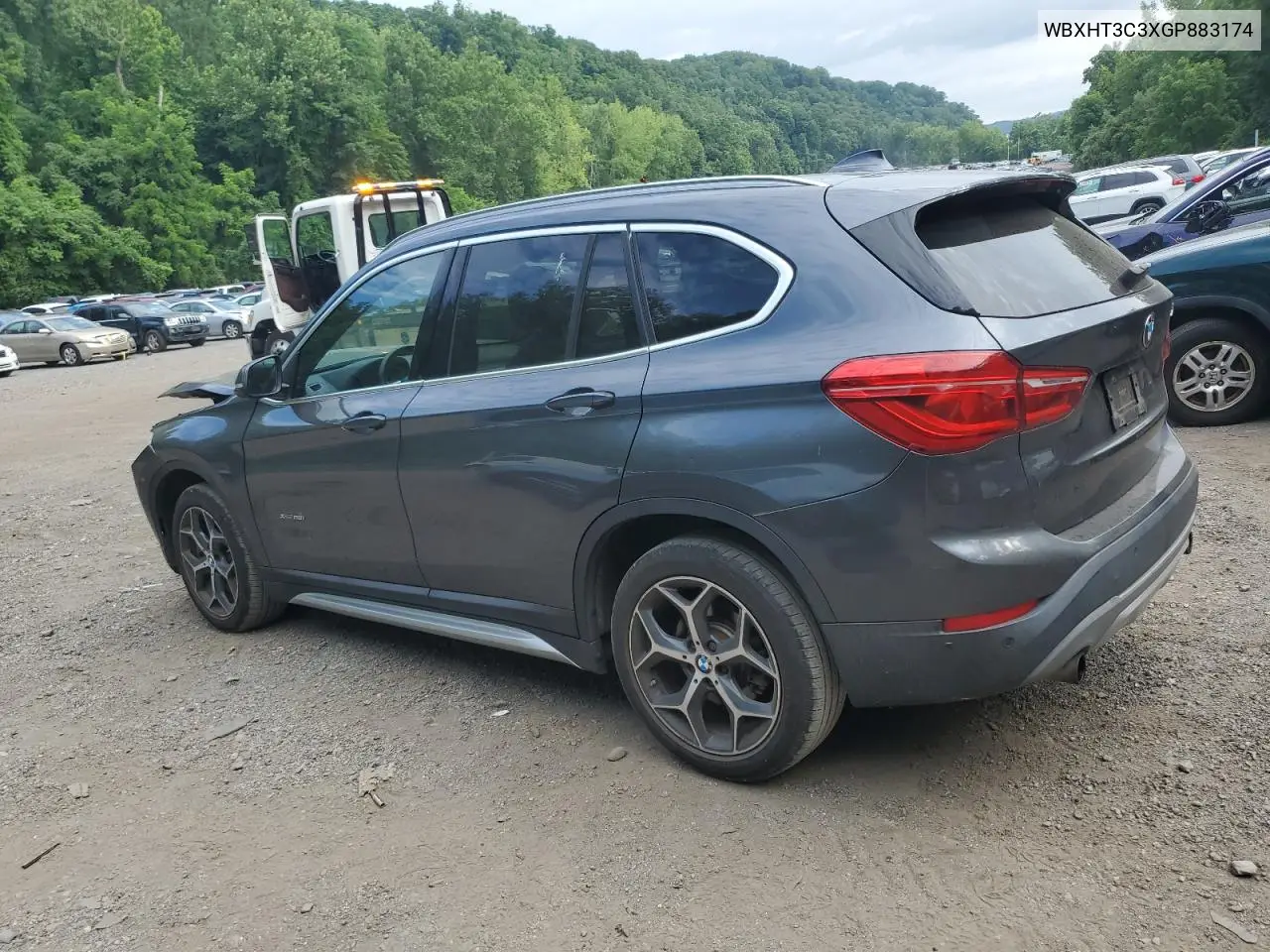 2016 BMW X1 xDrive28I VIN: WBXHT3C3XGP883174 Lot: 62485785