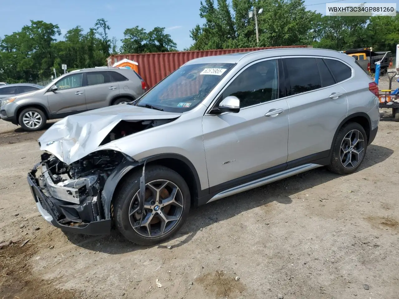 2016 BMW X1 xDrive28I VIN: WBXHT3C34GP881260 Lot: 62575955