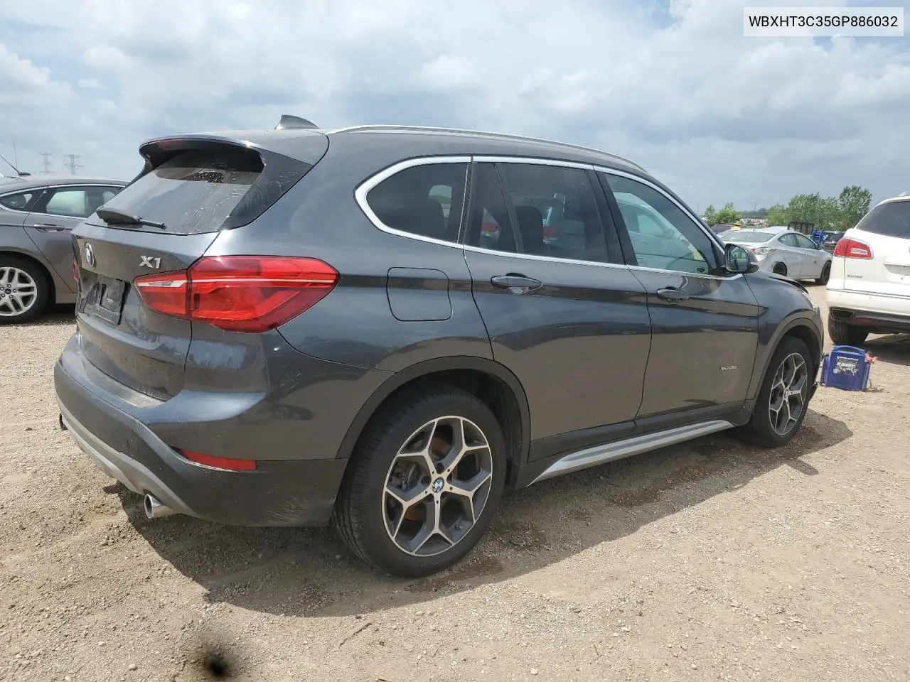 2016 BMW X1 xDrive28I VIN: WBXHT3C35GP886032 Lot: 64468795
