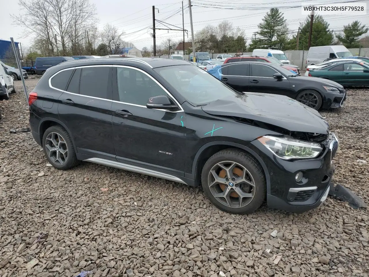 2017 BMW X1 xDrive28I VIN: WBXHT3C30H5F79528 Lot: 52260535