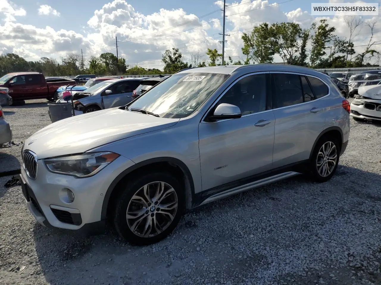 2017 BMW X1 xDrive28I VIN: WBXHT3C33H5F83332 Lot: 56971935