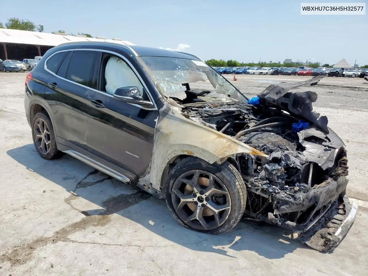 2017 BMW X1 Sdrive28I VIN: WBXHU7C36H5H32577 Lot: 59004295