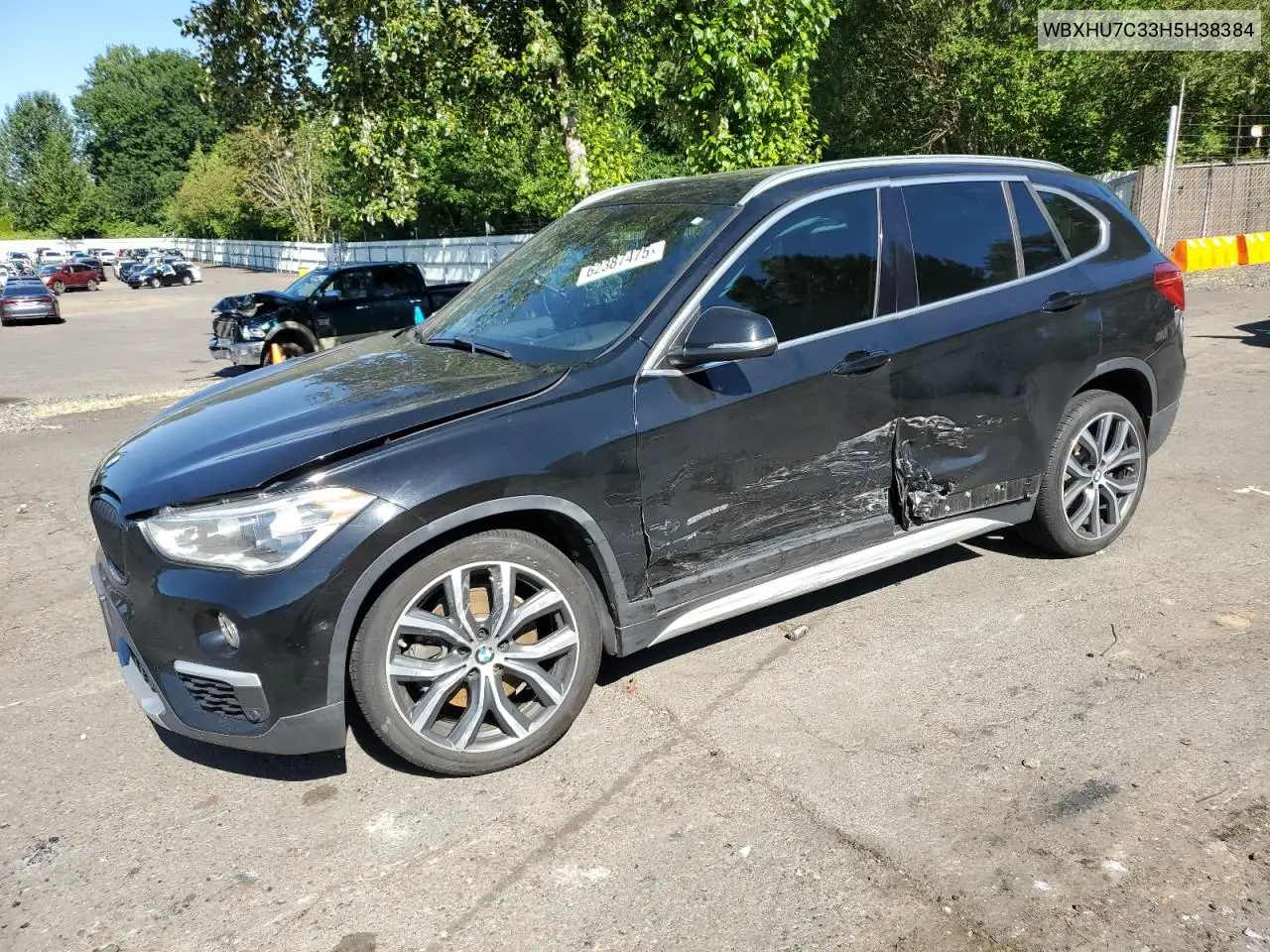 2017 BMW X1 Sdrive28I VIN: WBXHU7C33H5H38384 Lot: 62387475