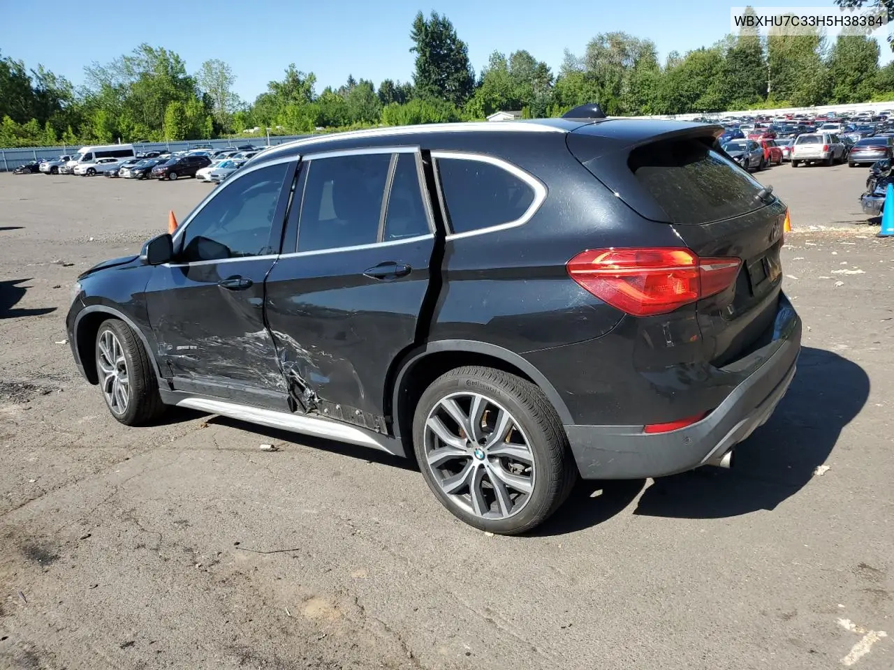 2017 BMW X1 Sdrive28I VIN: WBXHU7C33H5H38384 Lot: 62387475