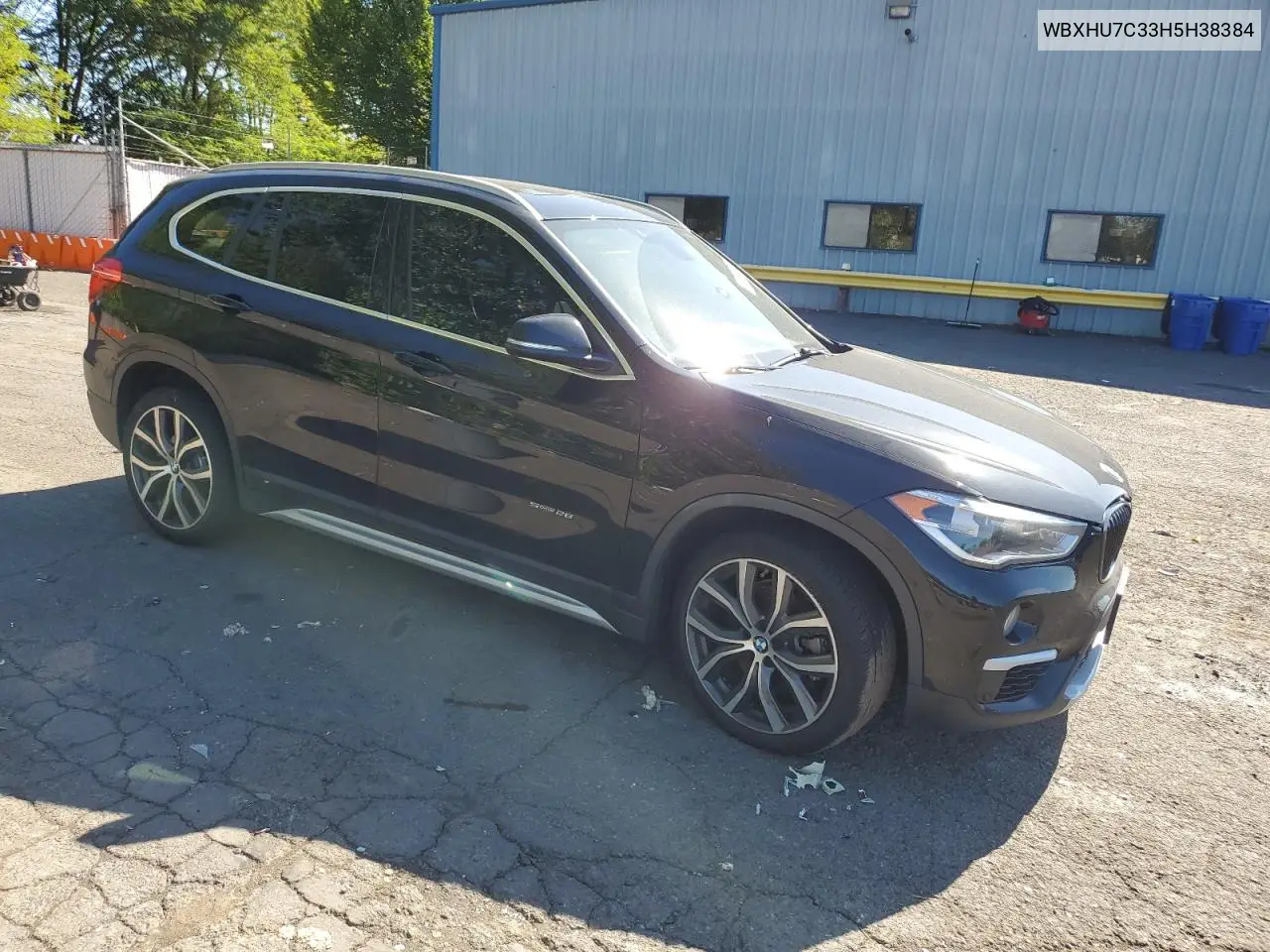 2017 BMW X1 Sdrive28I VIN: WBXHU7C33H5H38384 Lot: 62387475