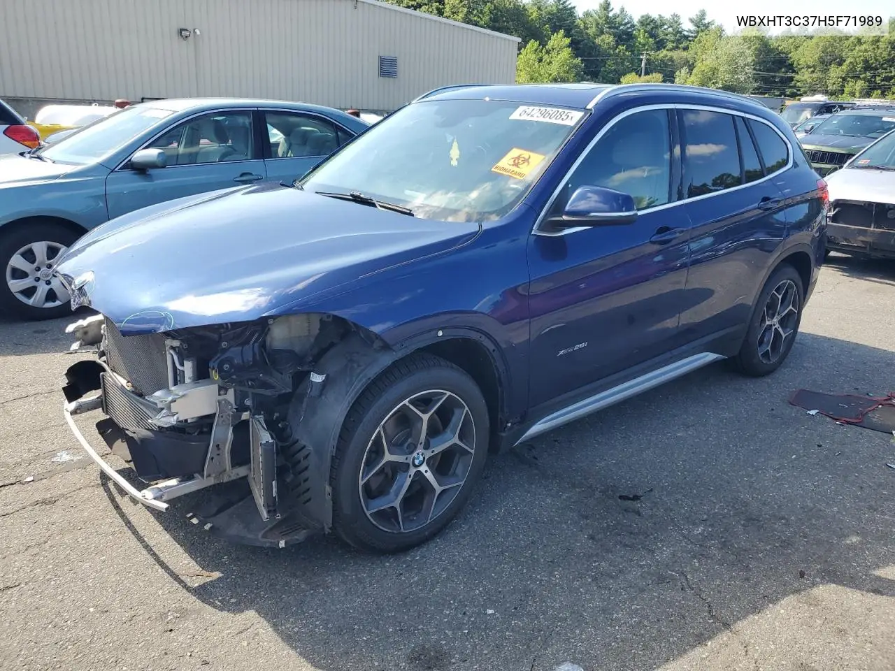 2017 BMW X1 xDrive28I VIN: WBXHT3C37H5F71989 Lot: 64296085