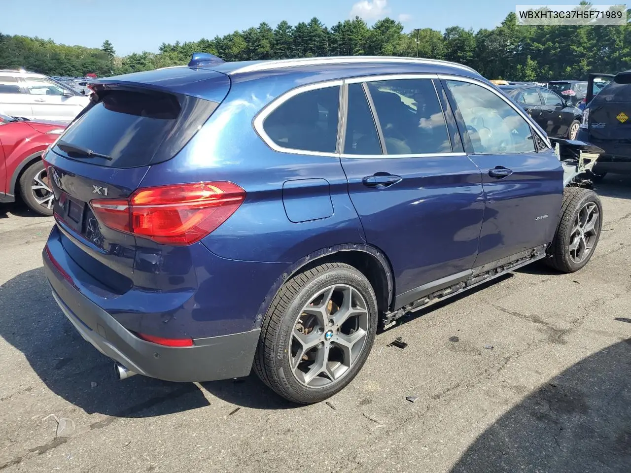 2017 BMW X1 xDrive28I VIN: WBXHT3C37H5F71989 Lot: 64296085