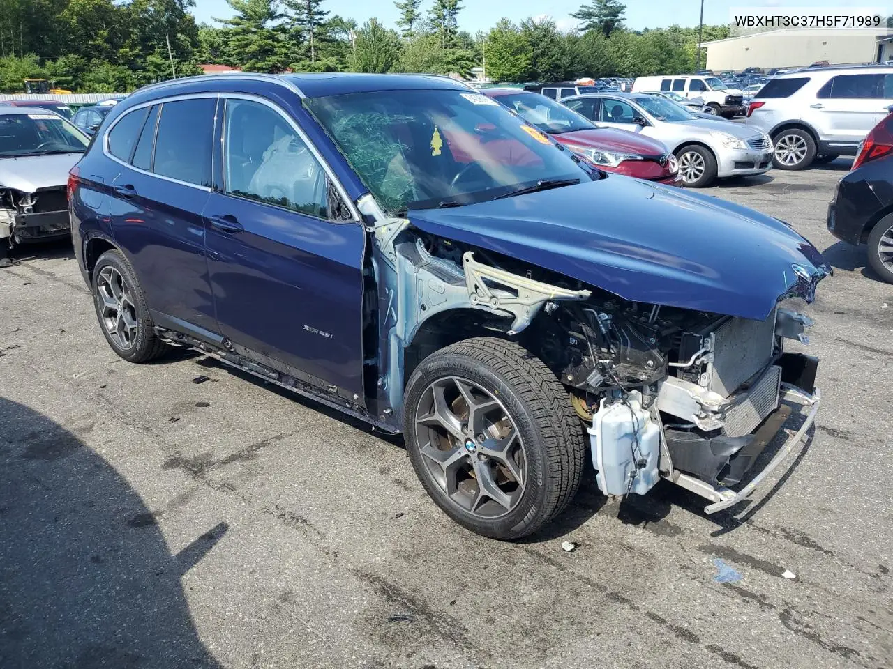 2017 BMW X1 xDrive28I VIN: WBXHT3C37H5F71989 Lot: 64296085